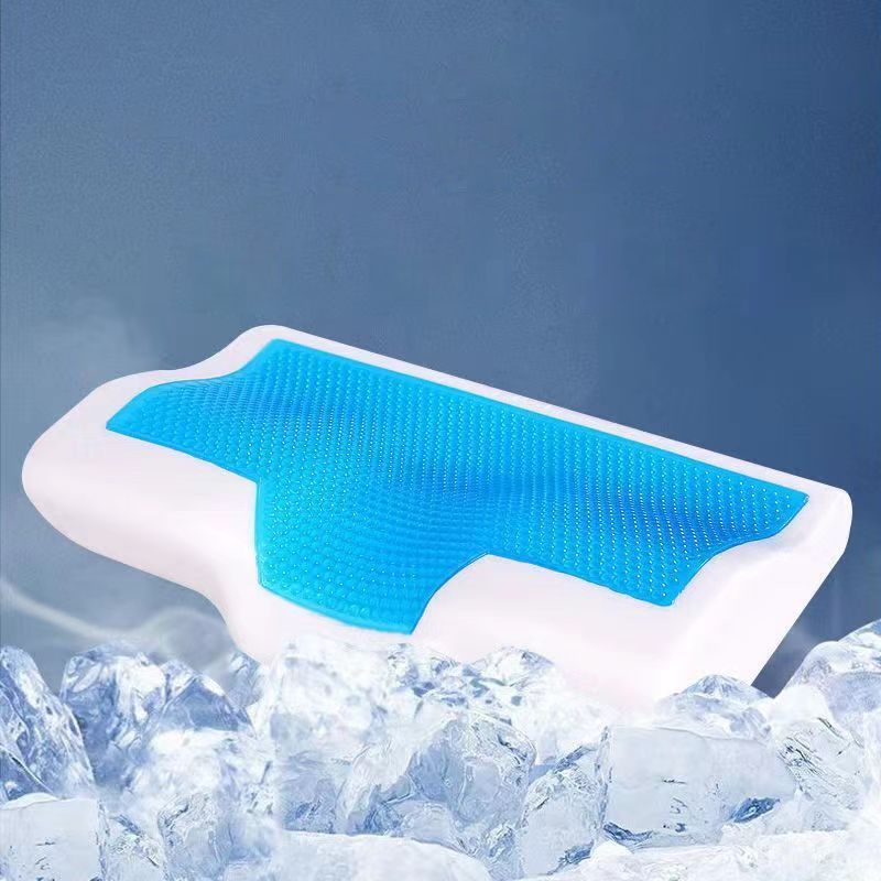 Cuscino in gel rinfrescante a punti a forma di lingua