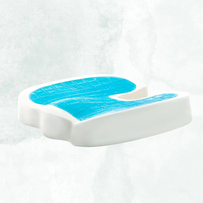 Cuscino del sedile in gel memory foam a rimbalzo lento a forma di U