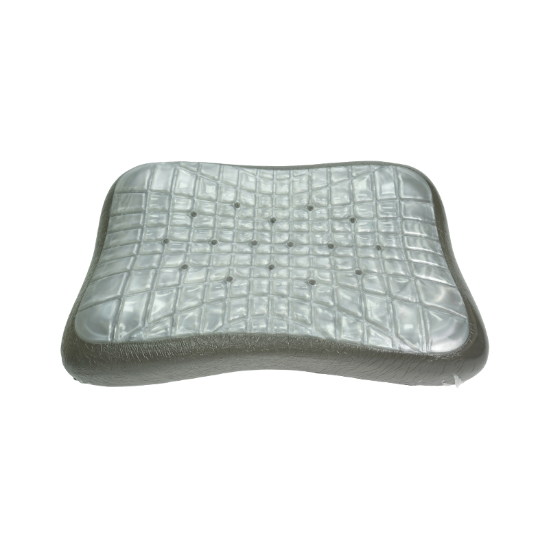 Cuscino in gel grigio traspirante a rimbalzo lento