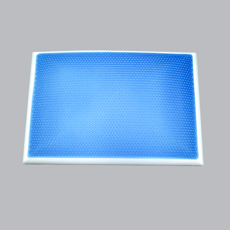 Cuscino in gel a rimbalzo lento a pois blu