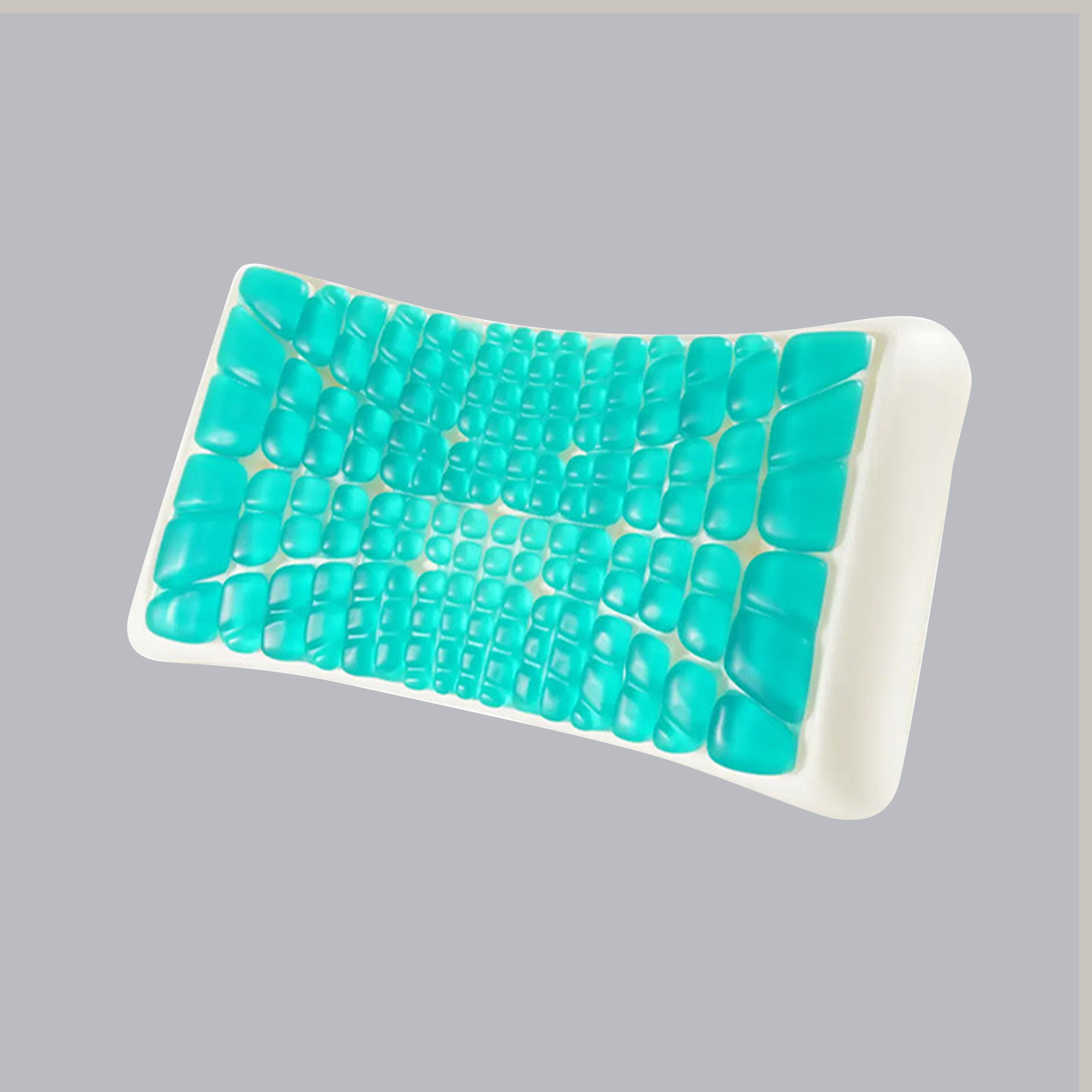 Cuscino in gel comfort con nodi massaggianti rialzati