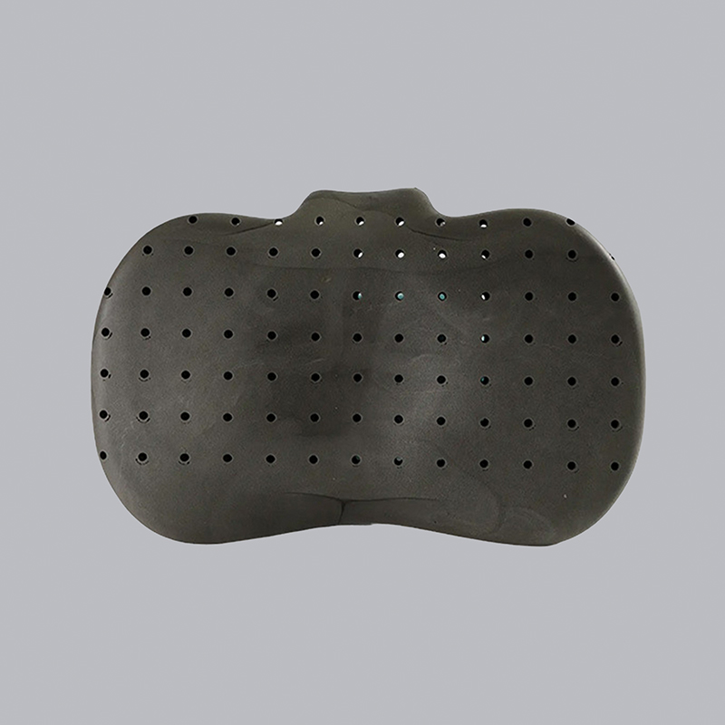 Cuscino in memory foam a forma di lingotto con fori per il flusso d'aria