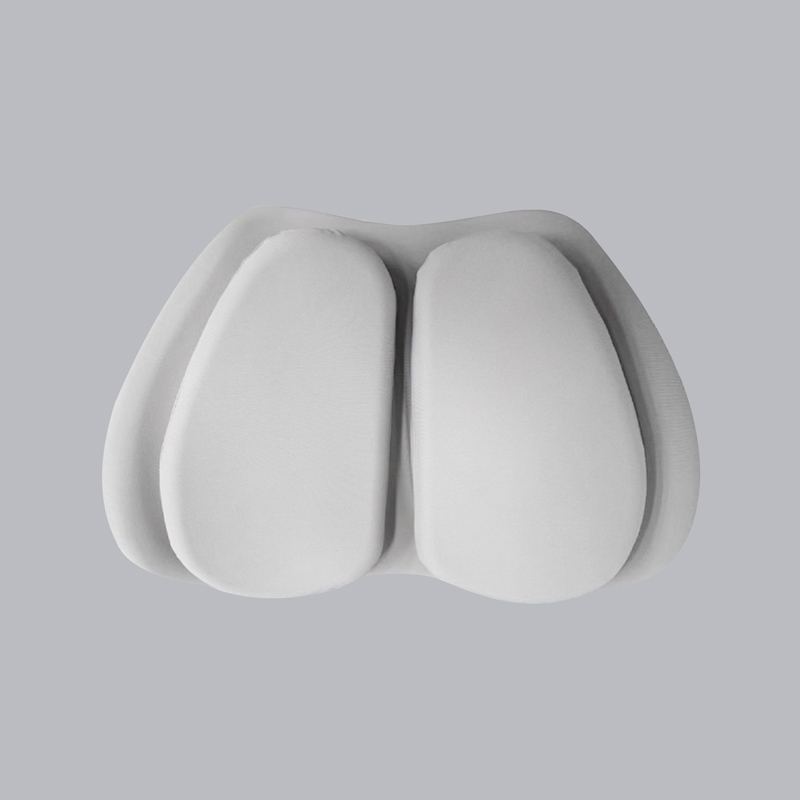 Cuscino di supporto lombare in memory foam con supporto a doppia zona